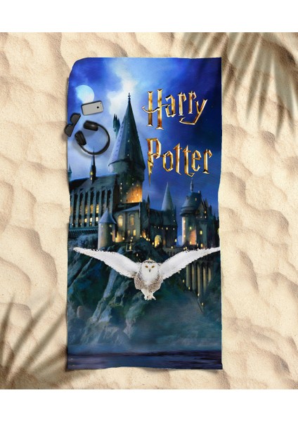 Harry Potter Temalı Plaj Havlusu