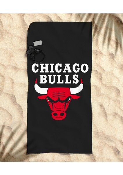 Chicago Bulls Temalı Plaj Havlusu
