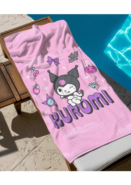 Pembe Kuromi Temalı Plaj Havlusu fiyatları