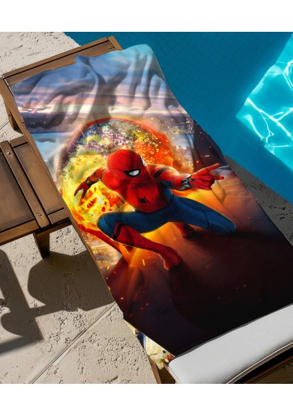 Spiderman Alev Temalı Plaj Havlusu fiyatları
