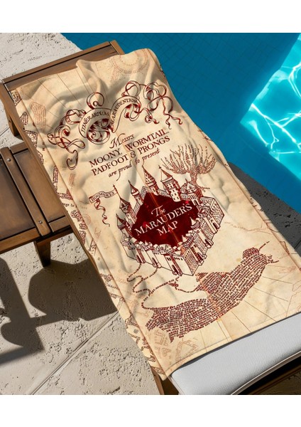 Marauders Map Temalı Plaj Havlusu