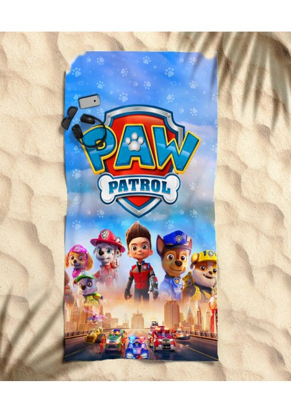 Paw Petrol Temalı Plaj Havlusu