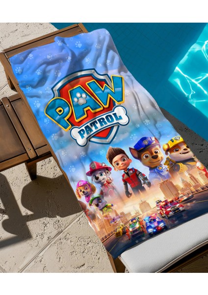 Paw Petrol Temalı Plaj Havlusu