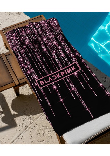 Black Pink Temalı Plaj Havlusu fiyatları