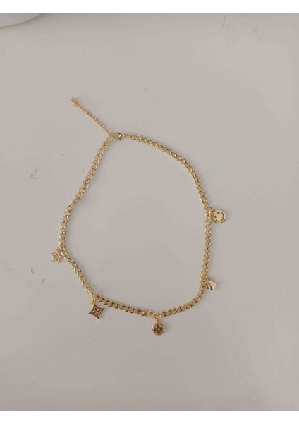 Gold Renk Louis Charm Kolye