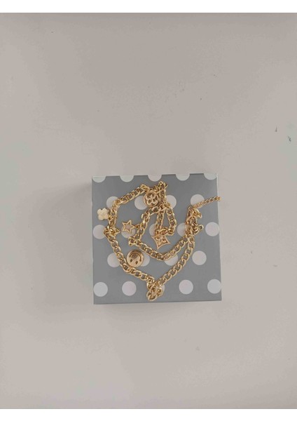 Gold Renk Louis Charm Kolye