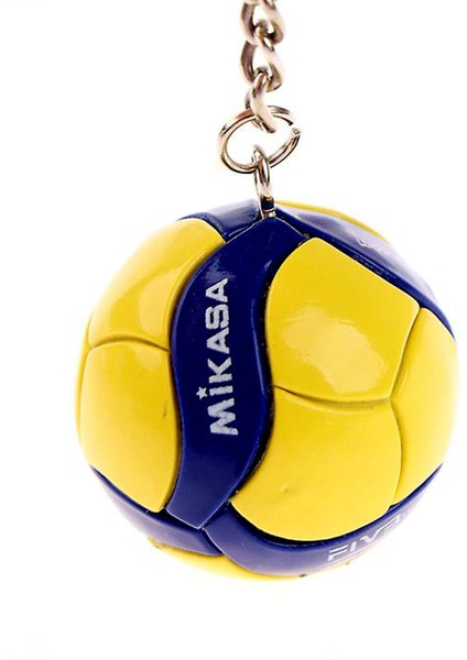 Voleybol Topu Mini Anahtarlık Spor Aksesuarı Hediyeler 1 Adet, 4 cm