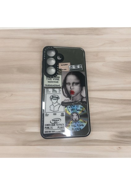 Samsung S24 Ultra Uyumlu Aynalı Desenli Kaliteli Silikon Telefon Kılıfı