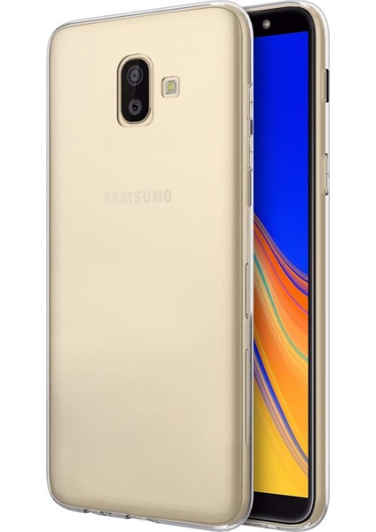 Samsung Galaxy J6 Plus Için Kılıf Transparent Soft Beyaz [galaxy J6 Plus ile Uyumlu Kılıf - Beyaz]