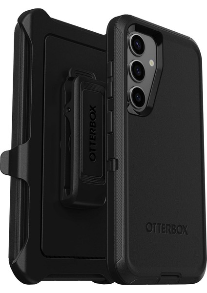 Defender Samsung Galaxy S24 Için Kılıf, Darbeye Dayanıklı, Düşmeye Dayanıklı, Ultra Sağlam, Koruyucu Kılıf, Askeri Standartlara Göre 5 x Test Edilmiştir, Siyah