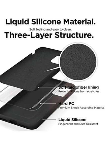 Fayda Apple Iphone 7 / 8 Se Içi Kadife Lansman Silikon Kılıf Şok Emici Full Kasa Koruma Sağlayan Kılıf - Liquid Silicone Case Compatible With iPhone 7 / 8 Gel Rubber Full Body Protection Cover Case Drop Protection Case (Yeşil) modelleri