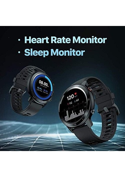 Gtx Fitness Akıllı Saat, Kadınlar ve Erkekler Için, 10 Gün Pil Ömrü, IP68 Koruma Sınıfı, Kalp Atış Hızı Izleme, Uyku Takibi, iPhone ve Android Cep Telefonları ile Uyumlu. modelleri