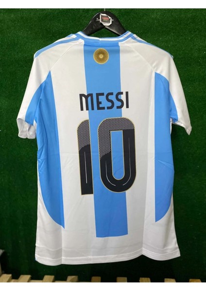 Arjantin Messi Yetişkin Kısa Kol Taraftar T-Shirt
