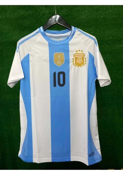 Arjantin Messi Yetişkin Kısa Kol Taraftar T-Shirt