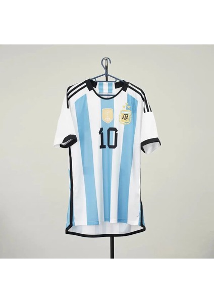 Arjantin Messi Yetişkin Kısa Kol Taraftar T-Shirt
