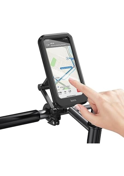 Profesyonel Telefon Tutucu Motosiklet Bisiklet Scooter Için Gidon Telefon Tutucu 4.5-7 Inç Tüm Telefonlara Uyumlu CA101
