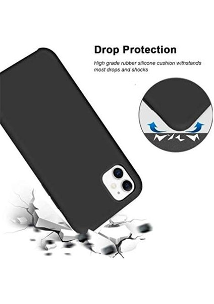 Fayda Apple Iphone X/xs Içi Kadife Lansman Silikon Kılıf Şok Emici Full Kasa Koruma Sağlayan Kılıf - Liquid Silicone Case Compatible With iPhone x / Xs Gel Rubber Full Body Protection Cover Case Drop Protection Case (Siyah) fiyatları