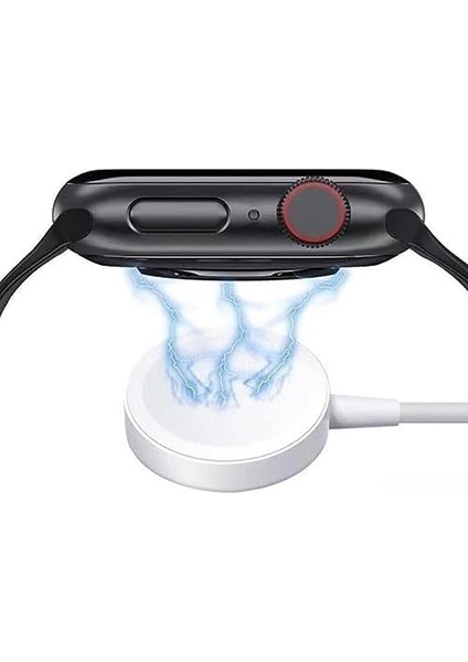 Dt No1 Ile Uyumlu Akıllı Saat Şarj Aleti Wireless Charge Hızlı Şarj Cihazı Beyaz modelleri