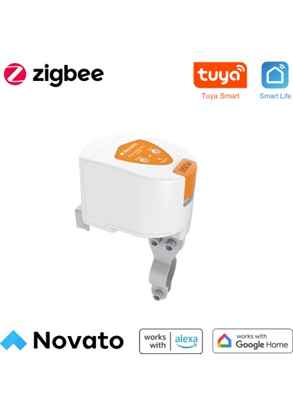 Zigbee Pilli Akıllı Vana Kontrolcüsü - Kablosuz Su, Gaz Vanası ( Tuya, Smart Life Uyumlu )