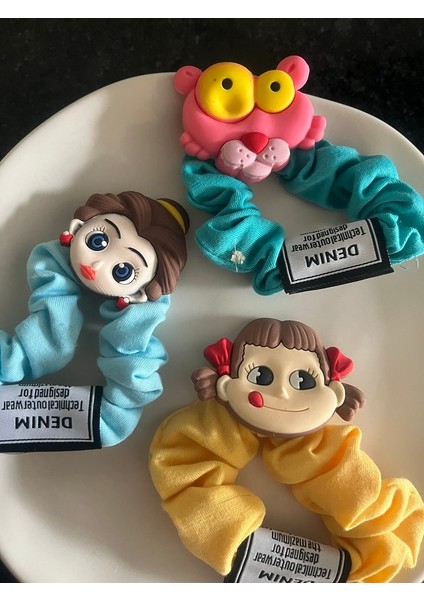 3 Lü Çizgifilm Karakterli Toka