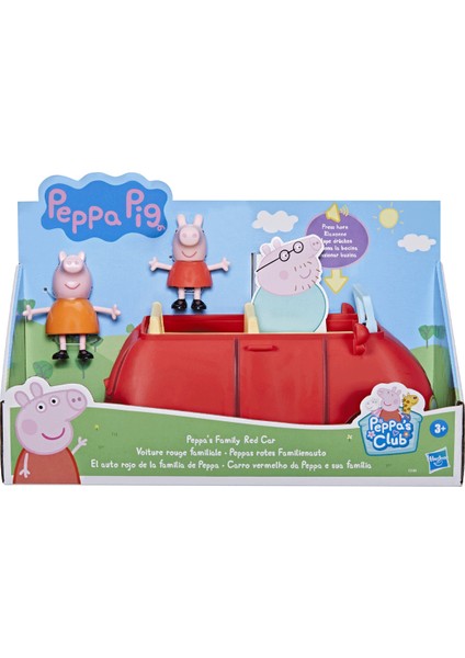 F2184 Peppa Pig Kırmızı Aile Aracı +3 Yaş
