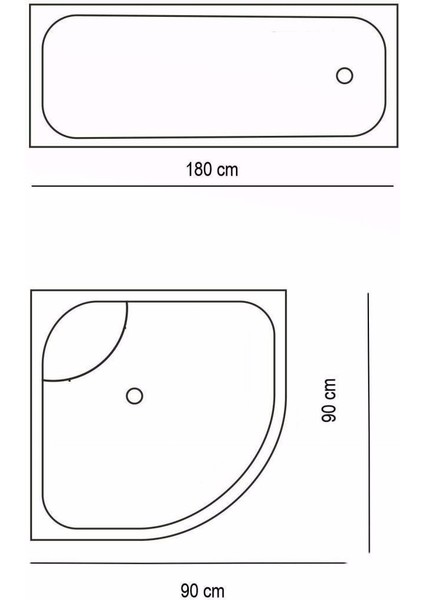 Banyo Perdesi 1x180x200 Tek Kanat Duş Perdesi Halka Hediyeli Duşakabin Perdesi 4961 Mavi