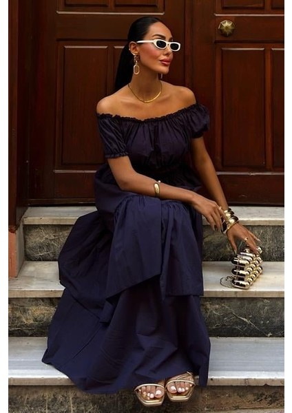 Büzgülü Crop Kat Detaylı Fırfır Etekli Takım 10196