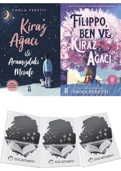 Kiraz Ağacı Ile Aramızdaki Mesafe ve Filippo, Ben ve Kiraz Ağacı 2li Set Paola Peretti + Hediyeli