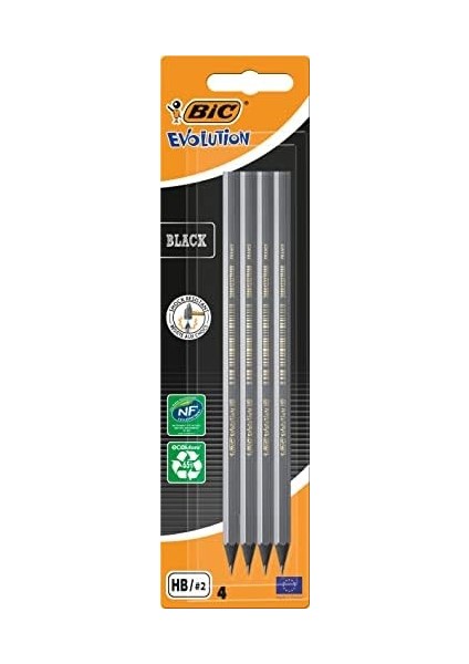 Evolution Black Kurşun Kalem, 4'lü Blister