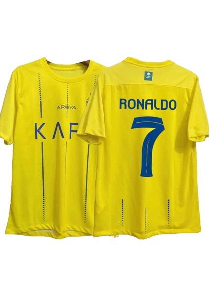 Cristiano Ronaldo Al-Nassır Yetişkin Kısa Kol Taraftar T-Shirt