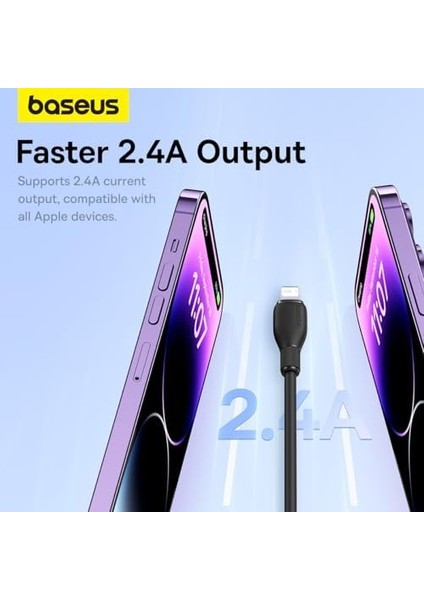 Pudding Hızlı Şarj Özellikli Lightning Kablo 2.4A, 1.2 Metre, Siyah fiyatları