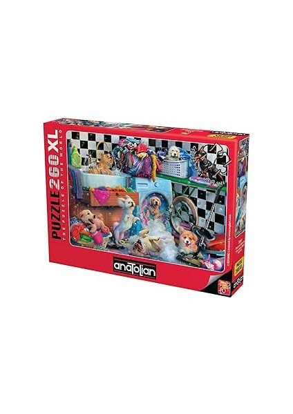 Puzzle Banyoda Eğlence 260 Parça Puzzle