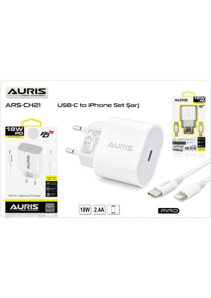 20W Pd Type-C To Lıghtnıng Set ARS-CH21