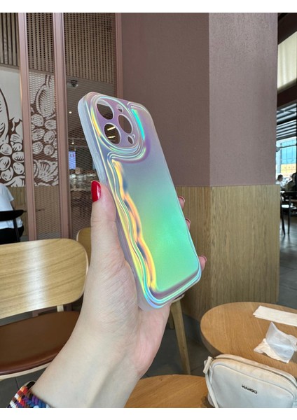 Hologram Kıvrımlı iPhone 15 Pro Max Telefon Kılıfı