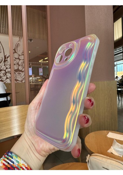 Hologram Kıvrımlı iPhone 15 Pro Max Telefon Kılıfı