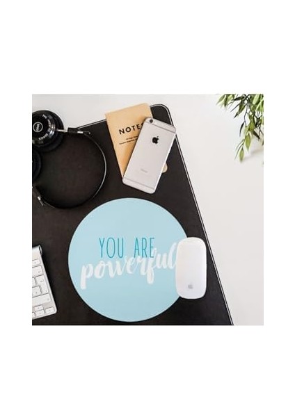 Arkadaşa Hediye Motto Tasarımlı Yuvarlak Mouse Pad - Mousepad - Mouse Pad - Fare Altlığı modelleri