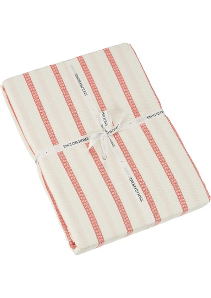 Home Petite Daisies Ipliği Boyalı Viskon King Size Pike 240X220 cm Pembe