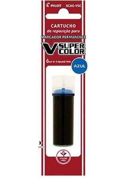 V Super Color Kartuş - Mavi