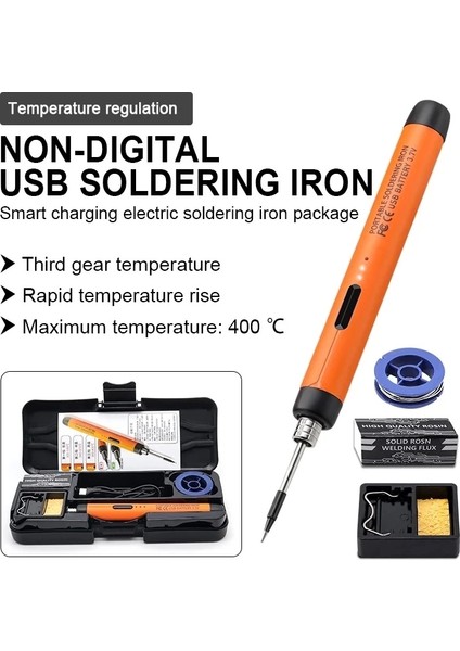 USB 5V 8W Sıcaklık Ayarlı USB Kalem Havya Seti fiyatları