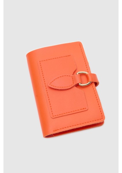 Afra Turuncu Renk Mini Bayan Cüzdan modelleri