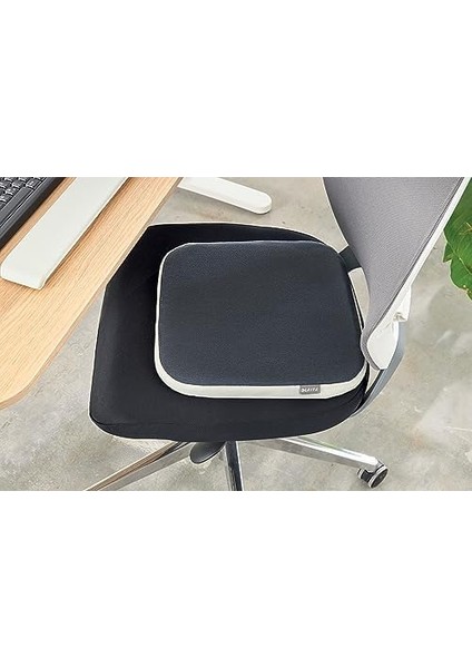 Ergo Active Balance Oturma Minderi, Ofis Sandalyeleri Için Ergonomik Hava Yastığı, Optimum Oturma Duruşu ve , Vücut Duruşunu , Ergo-Serisi, Kumaş Kılıf Kadife Grisi,