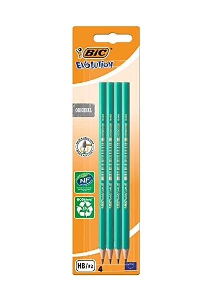 Evolution 650 Hb Kurşun Kalem, 4'lü Blister modelleri