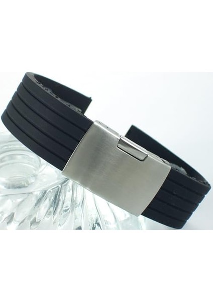 Kauçuk Silikon Saat Kordonu 22MM Akıllı Pimli Saat Kayış modelleri