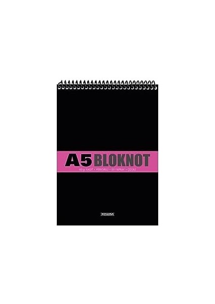 A5 Pet Spiralli Bloknot 80 Yaprak 2'li Paket, Kareli, Çizgili fiyatları