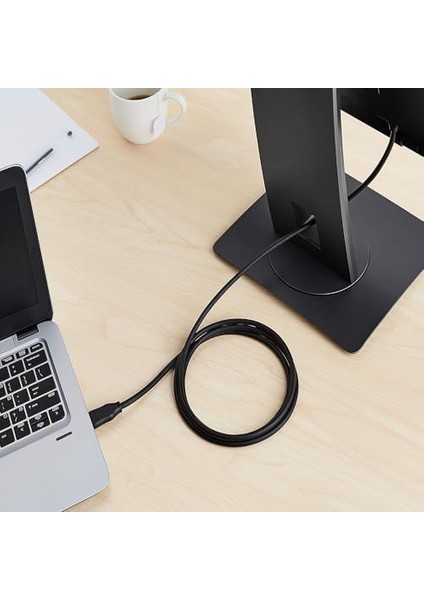Dp To Dp 1.8 Metre Kablo Displayport To Displayport Monitör Kablosu Siyah Renk ZR737