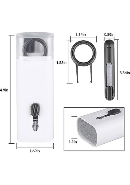 7nansi 1 Arada Elektronik Temizleyici Seti, Klananye Temizleyici, Monitör, Cep Telefonu, Bluetooth, Kulaklık, Lego, Airpods, Dizüstü Bilgisayar Kamera Lensi Siyah Için Dizüstü Bilgisayar Temizleyici, Ifthfour modelleri