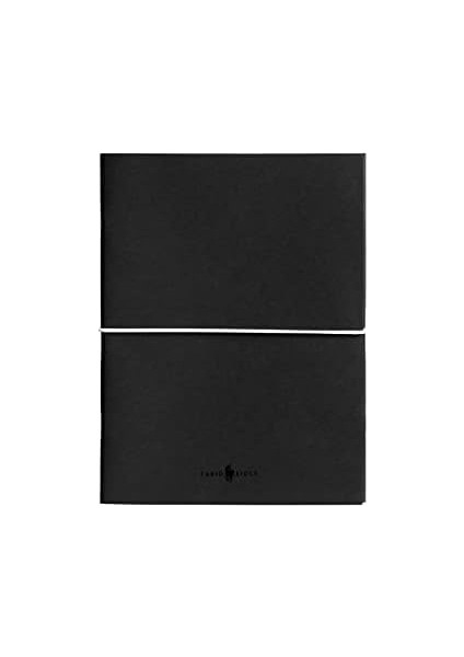 Ricci Z Notes 19X24 cm Kareli - Düz Ikili Siyah Defter