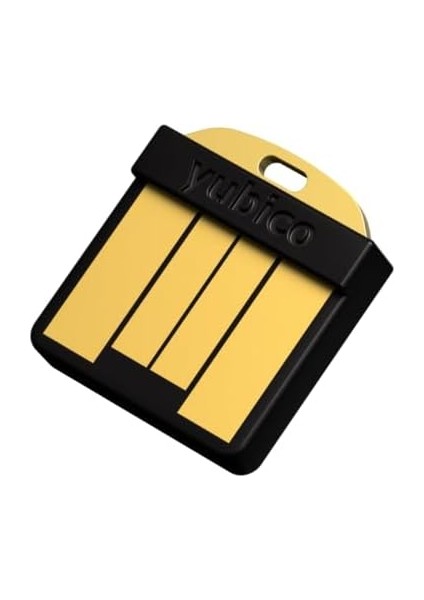 Yubikey 5 Nano - Iki Faktör Kimlik Doğrulama USB Güvenlik Anahtarı, Usb-A Bağlantı Noktasına Uyar - Çevrimiçi Hesaplarınızı Şifre Than ile Koruyun, Fido Sertifikalı USB Şifre Anahtarı, Ekstra Kompakt Boyut
