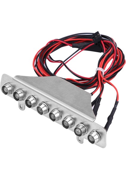 8 LED Işık Çubuğu Beyaz Kırmızı Arka Lamba Lambası Aksesuar Parçası Traxxas Udr 1/7 Kamyon Rc Araba Için (Yurt Dışından)