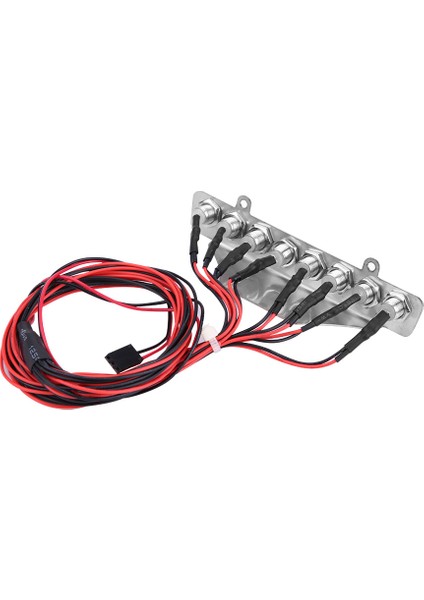 8 LED Işık Çubuğu Beyaz Kırmızı Arka Lamba Lambası Aksesuar Parçası Traxxas Udr 1/7 Kamyon Rc Araba Için (Yurt Dışından) indirimleri